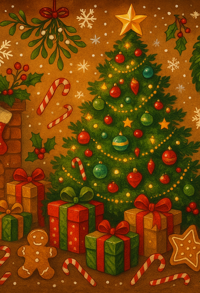 lots of christmas theme