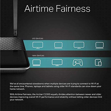 TP-Link Archer C60 AC1350 Dual Band Wireless Wi-Fi Router w/ 5 External Antennas
