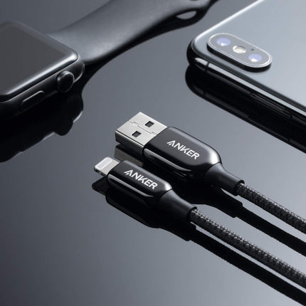 Anker iPhone Charger Cable, Powerline+ III Lightning to USB A Cable, USB Charging/Sync Lightning Cord Compatible with iPhone 11 / Xs MAX/XR/X / 8/7 / AirPods, iPad and More