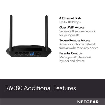 NETGEAR AC1000 Dual Band Smart WiFi Router
