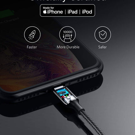 Anker iPhone Charger Cable, Powerline+ III Lightning to USB A Cable, USB Charging/Sync Lightning Cord Compatible with iPhone 11 / Xs MAX/XR/X / 8/7 / AirPods, iPad and More